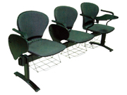 Plastic BenchPE001-3B|Public Chair|Plastic Bench|Office Furniture