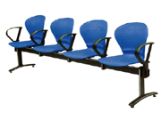 Plastic BenchPE001-4|Public Chair|Plastic Bench|Office Furniture