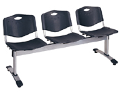 Plastic BenchPE011-3C|Public Chair|Plastic Bench|Office Furniture